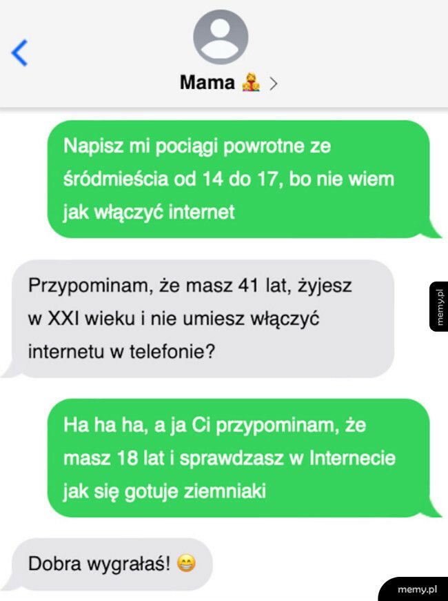 Pouczanie mamy