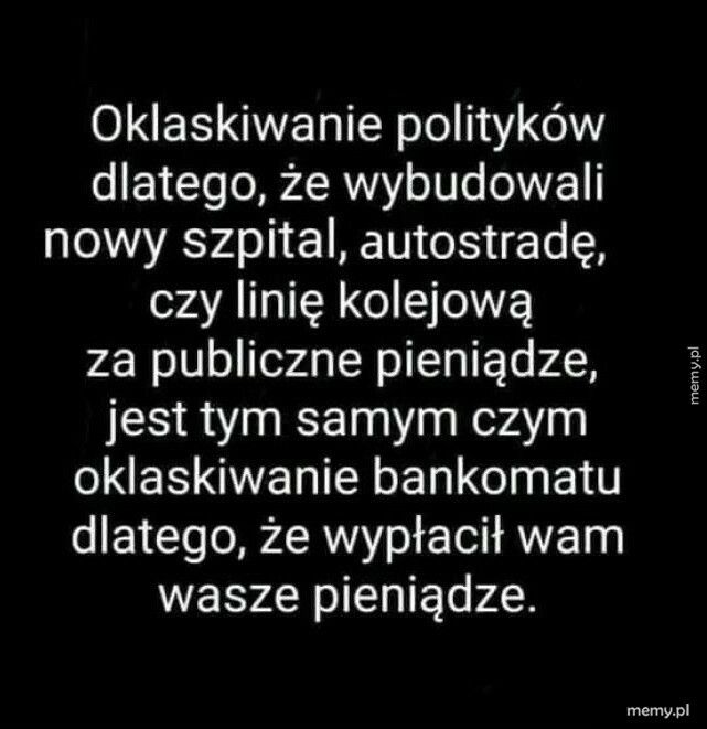 Oklaskiwanie polityków