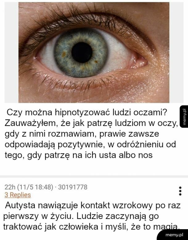 Czy można hipnotyzować ludzi oczami