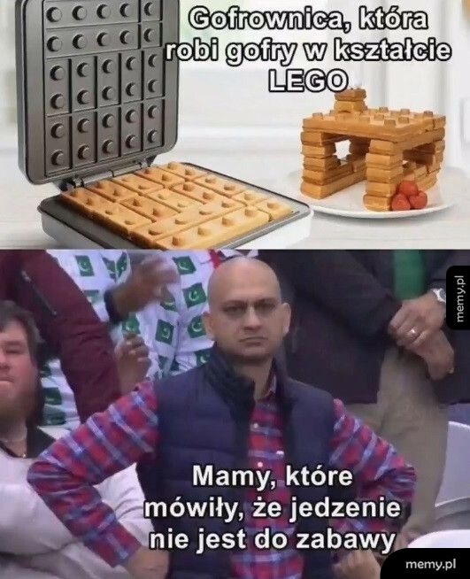 Gofry w kształcie lego