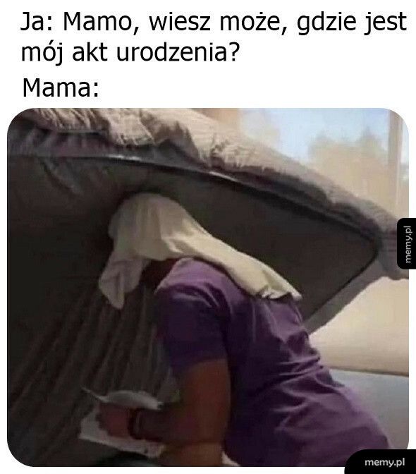 Mama zaraz znajdzie