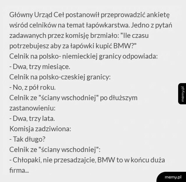 Ankieta wśród celników