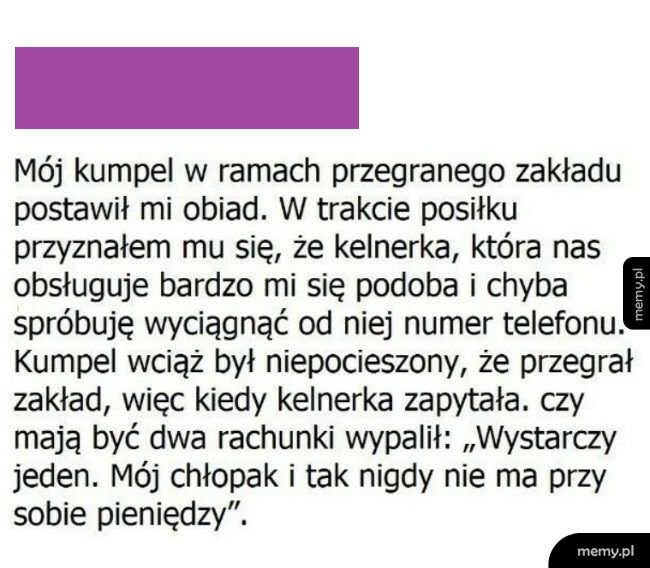 Przegrany zakład