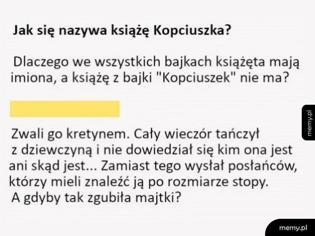 Książę z Kopciuszka