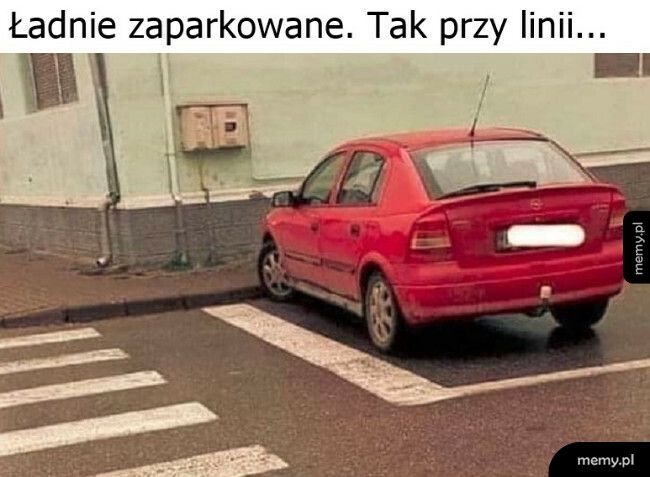 Kolejny mistrz parkowania