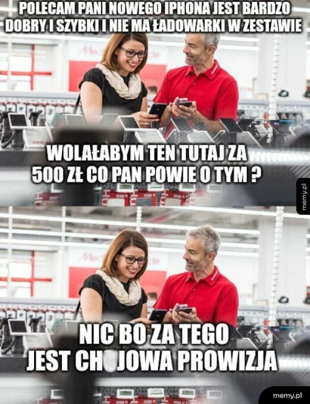 Polecajki w sklepach