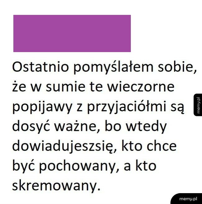 Wieczorne popijawy z przyjaciółmi