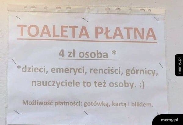 Płatna toaleta