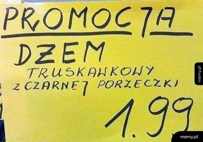 Promocja na dżem