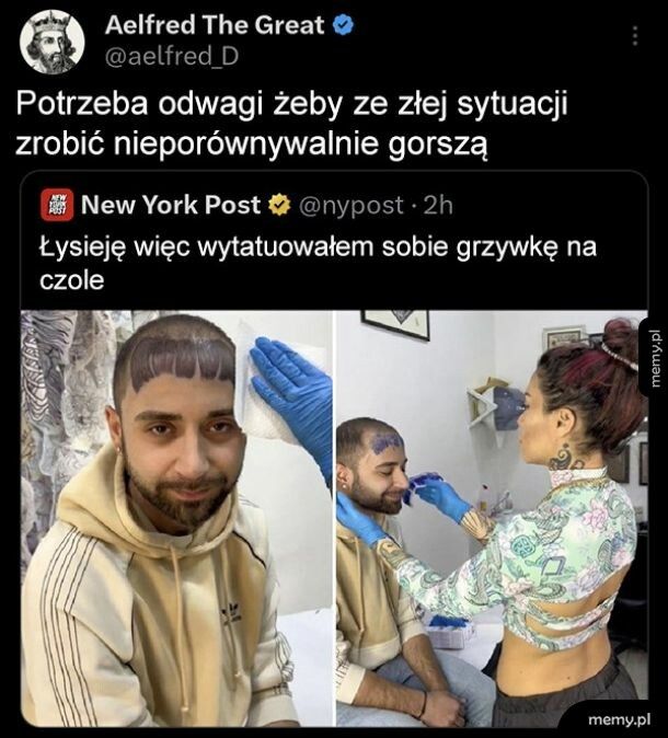 Co za łeb