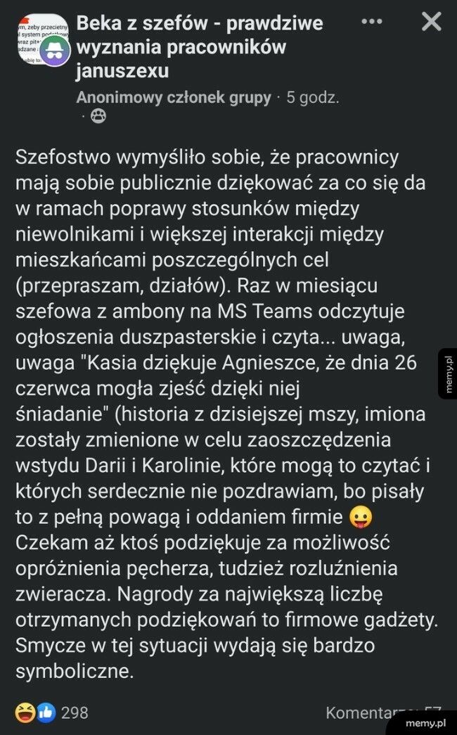 Festiwal wdzięczności w pracy