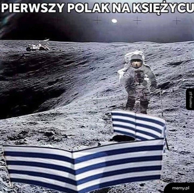 Pierwszy Polak na księżycu