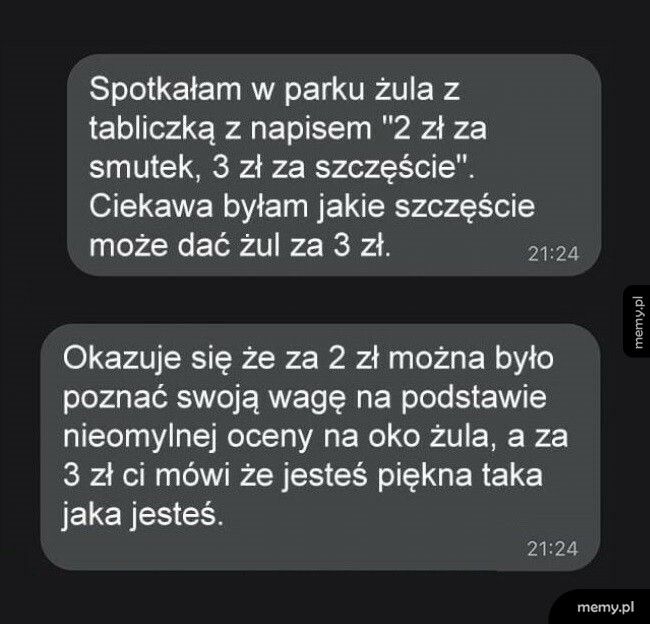 Pan żul z ofertą