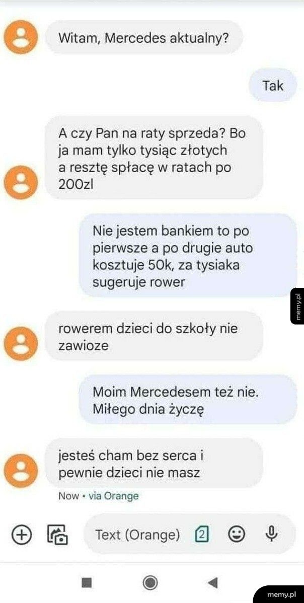 Mercedes na raty