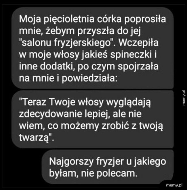 Mała fryzjerka