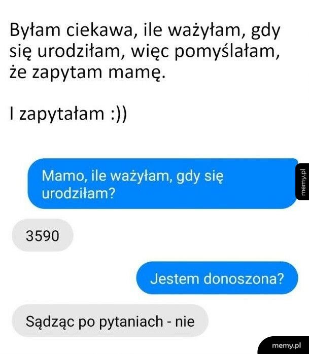 Pytanie do mamy