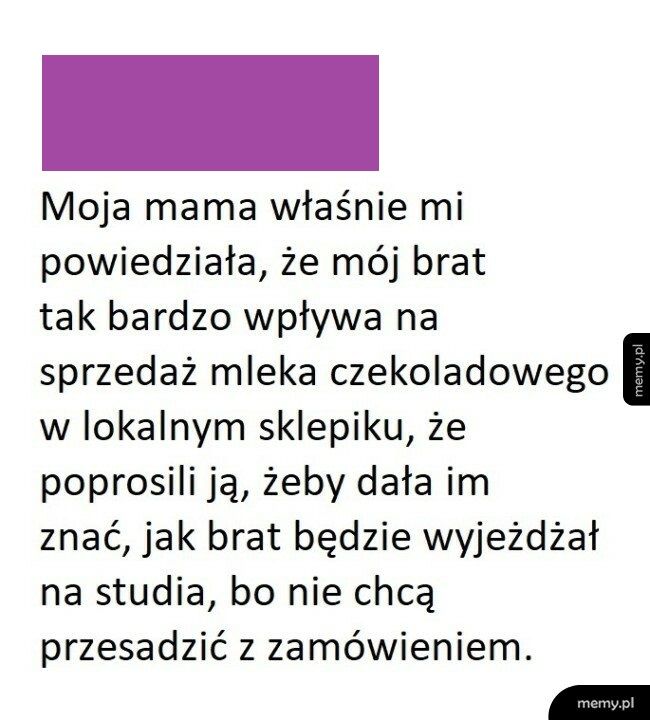 Fan mleka czekoladowego