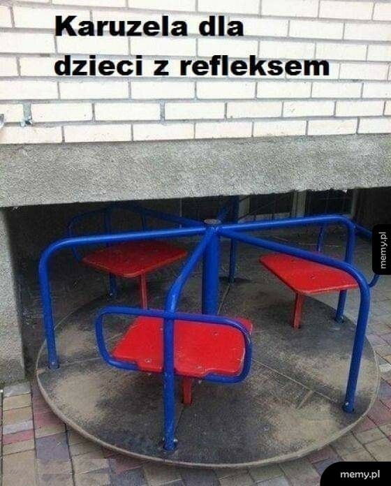 Karuzela dla dzieci z refleksem