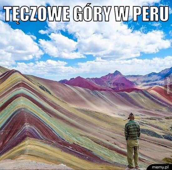 Tęczowe góry w Peru  