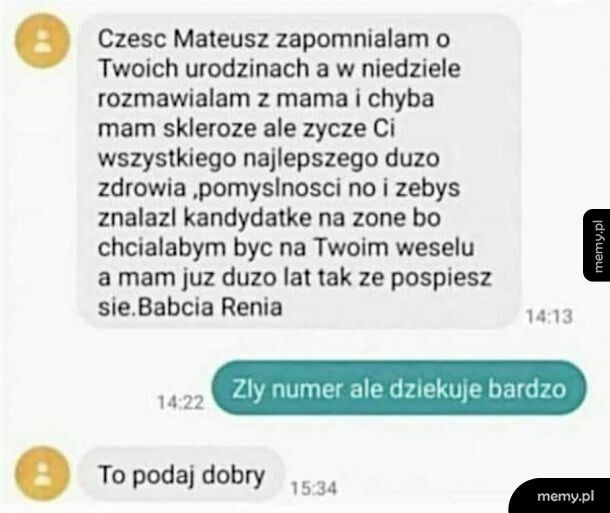 Rozmowa z babcią