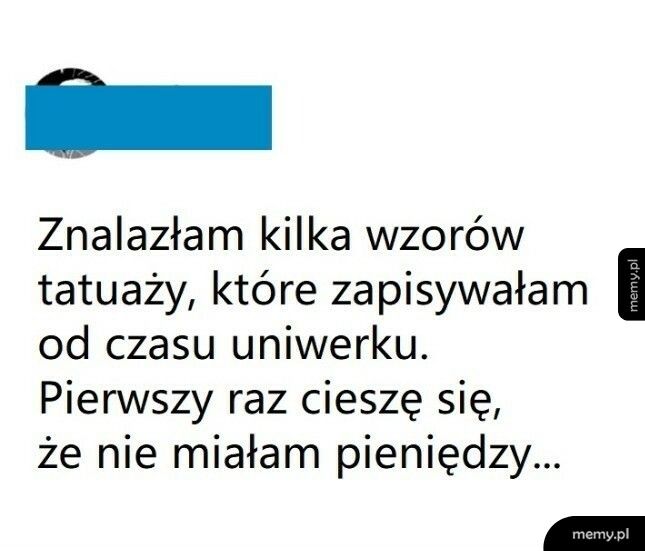 Zapisane wzory tatuaży