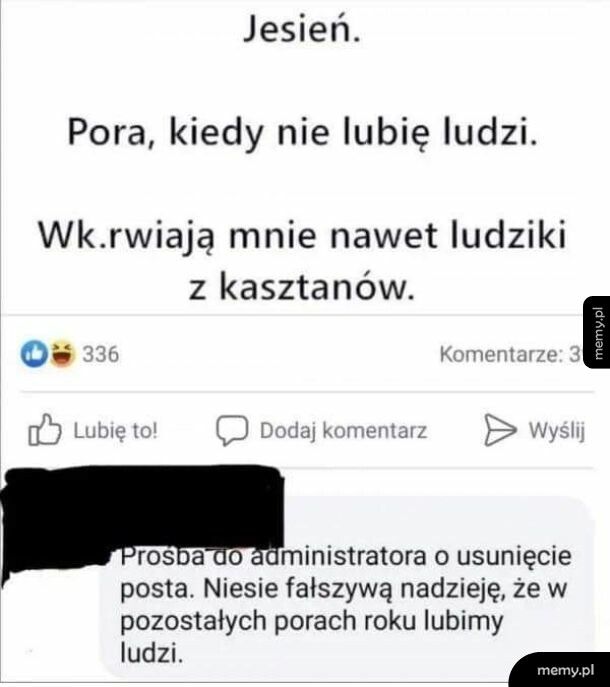 A przecież nie lubimy