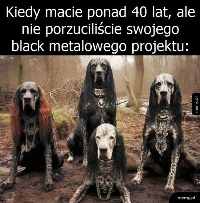 Black metalowy projekt