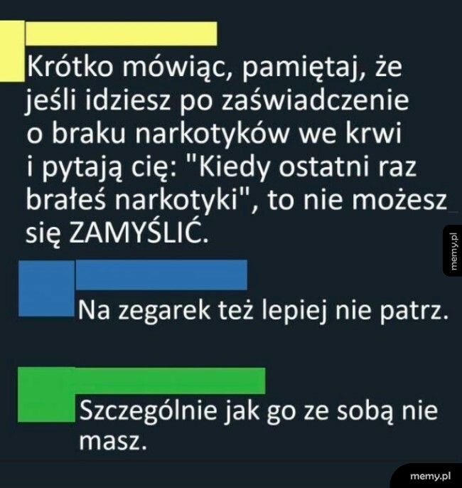 Testy narkotykowe