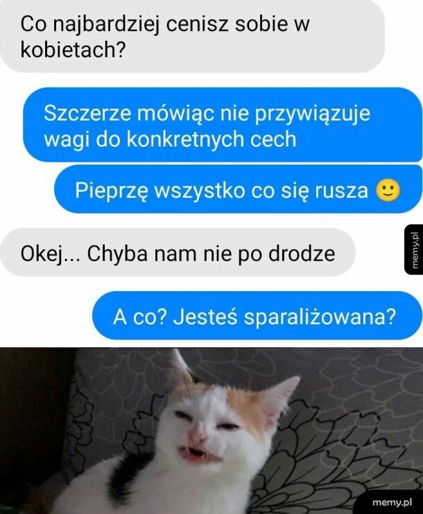 Raczej nie takiej odpowiedzi się spodziewała