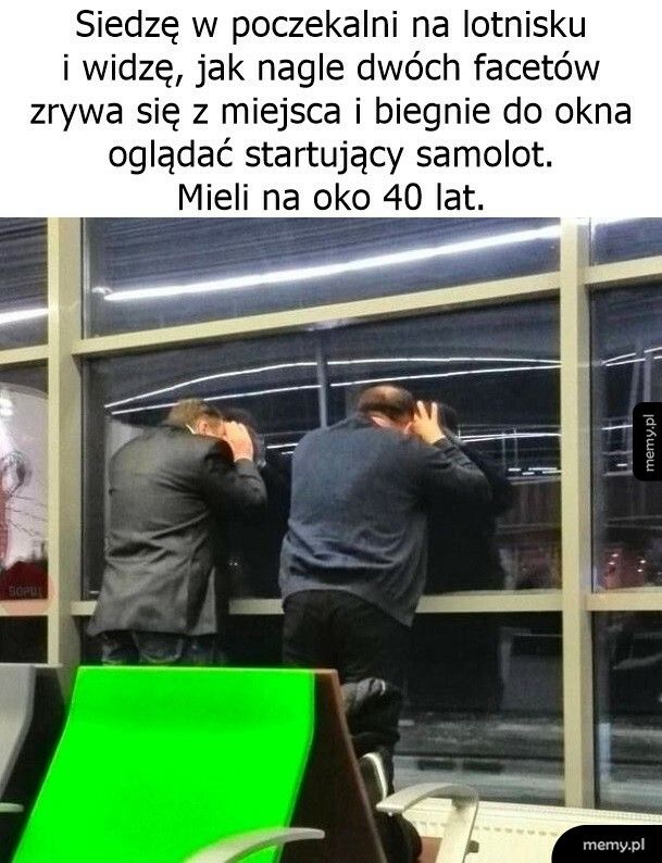 Samoloty fascynują bez względu na wiek