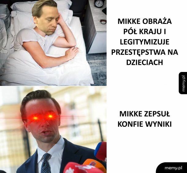 Czemu nie wywalili Mikke od razu po jego słowach?