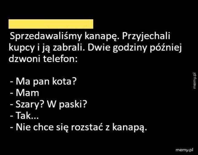 Sprzedaż kanapy