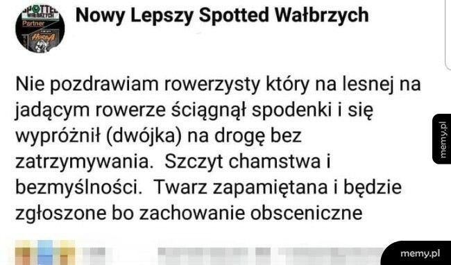 Obsceniczny rowerzysta