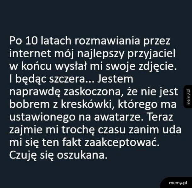 Zdjęcie internetowego przyjaciela