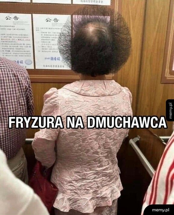 Fryzura na dmuchawca