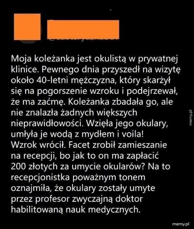 Problemy z widzeniem