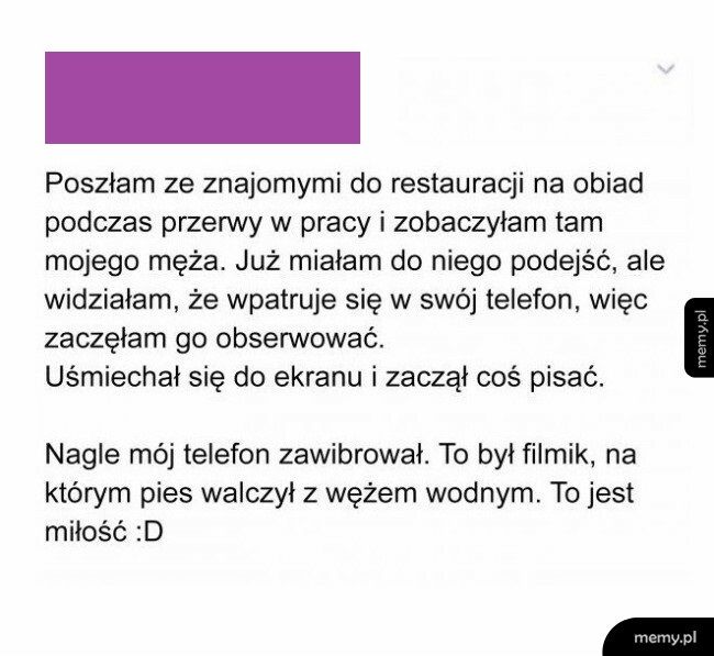 Mąż w restauracji