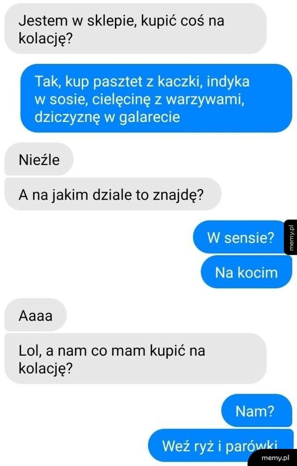 Zakupy na kolację