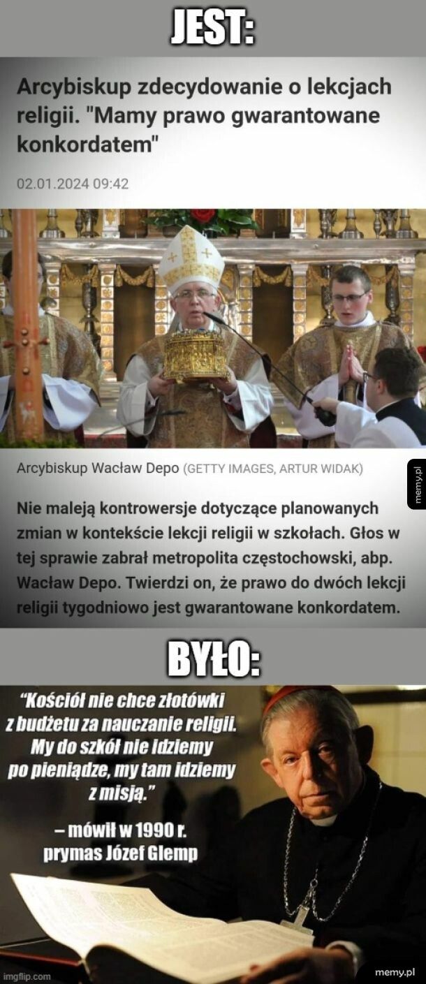 Konkordat nie reguluje liczby godzin (p. artykuł 12)