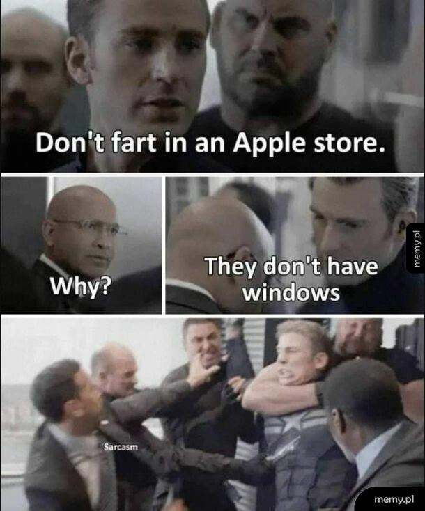 Nie mają Windows'ów.