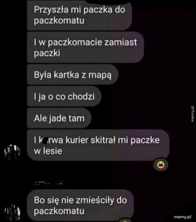 Kartka z mapą w paczkomacie