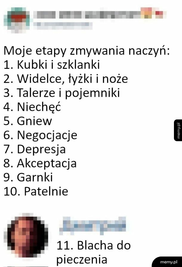 Zmywanie garów be like