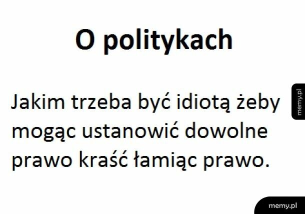 O politykach