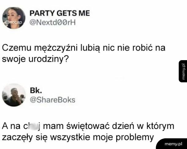 Świętowanie urodzin