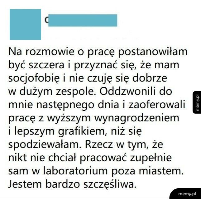 Szczerość na rozmowie o pracę