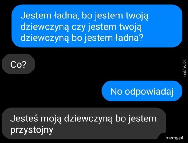 Chciała odpowiedzi no to ma