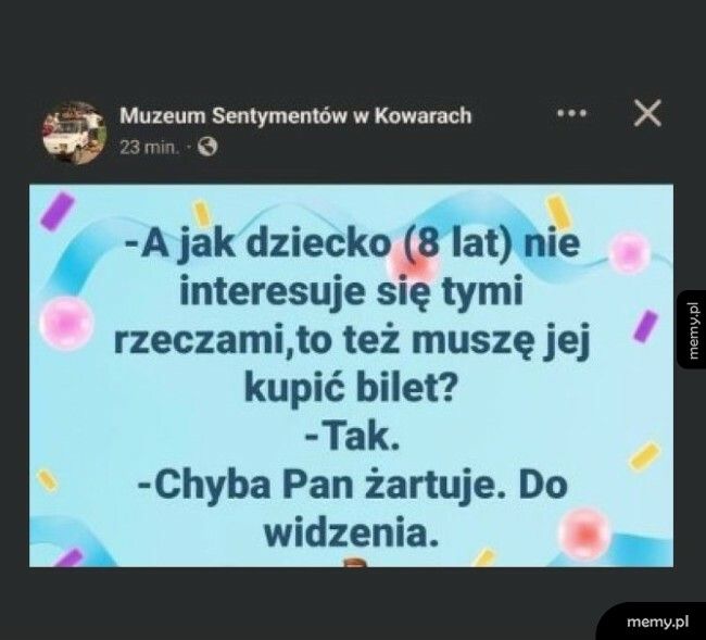 Bilet dla dziecka