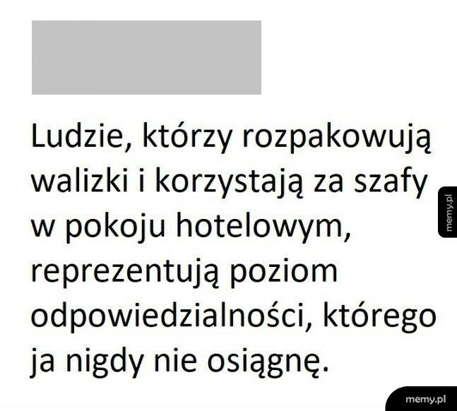 Rozpakowywanie walizek