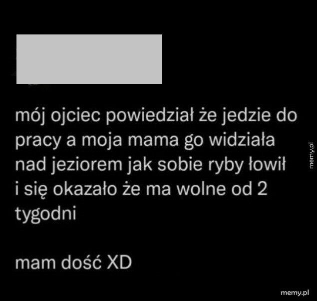 Zapracowany ojciec