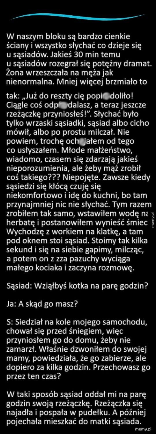 Awantura u sąsiadów